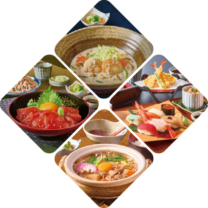 千葉・群馬エリアの主な店舗メニュー